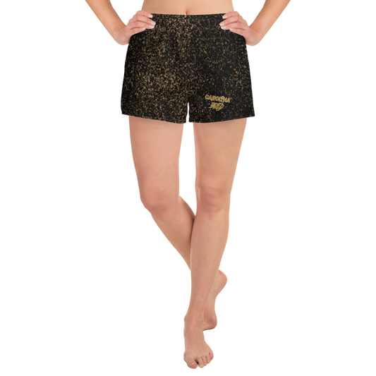 Carolina Bred - Gold Dust Lady Athletic Short Shorts