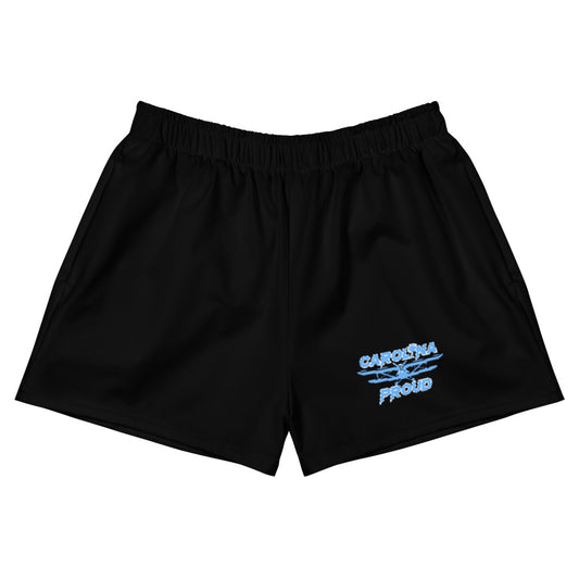 Carolina Proud - Lt Blue Scheme Women's Athletic Shorts