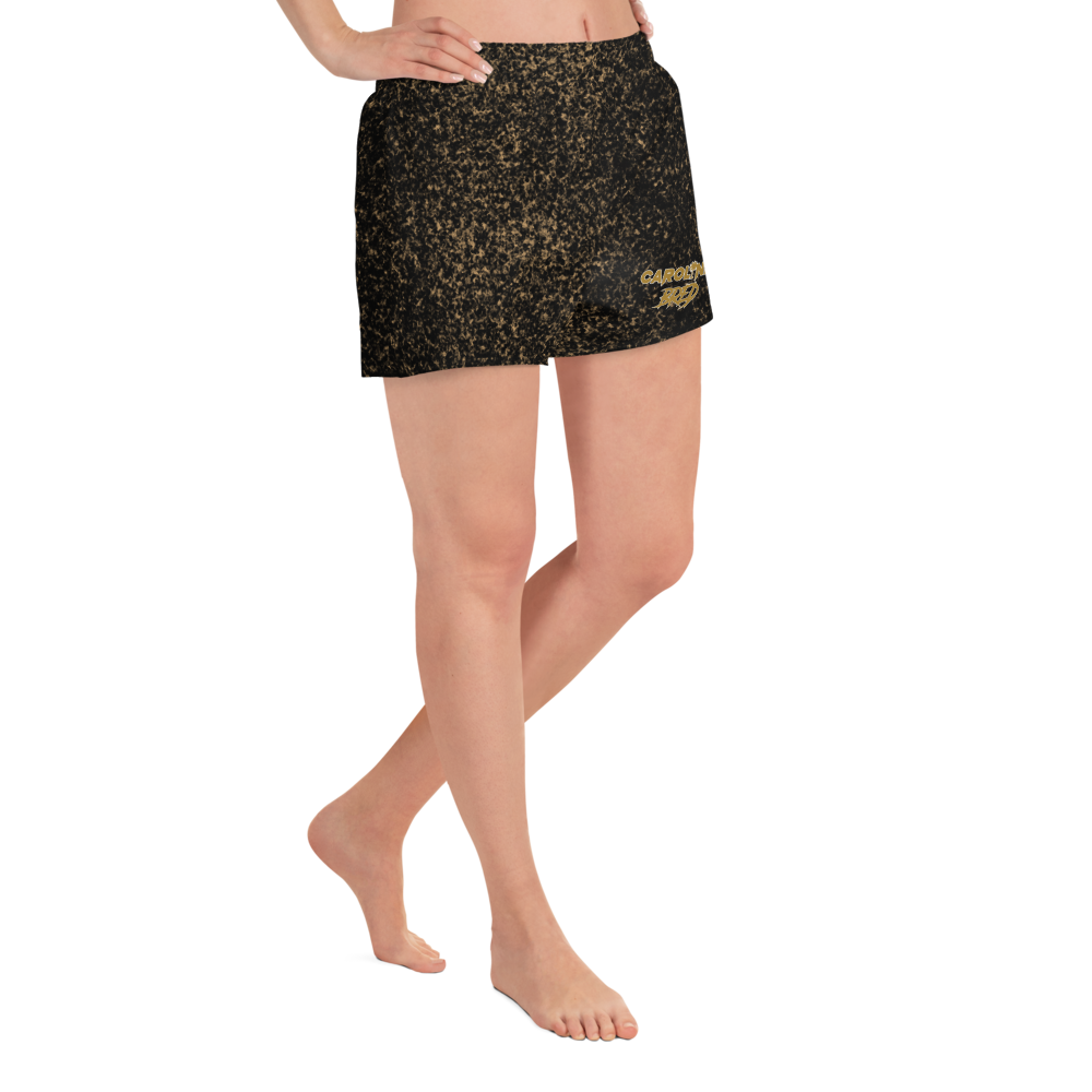 Carolina Bred - Gold Dust Lady Athletic Short Shorts