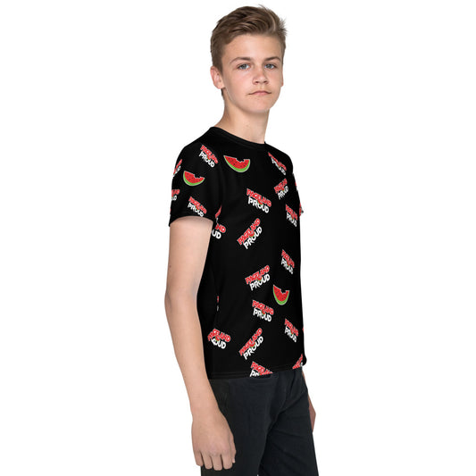 Pageland Proud - Allover Black Scheme Youth Unisex T-shirt