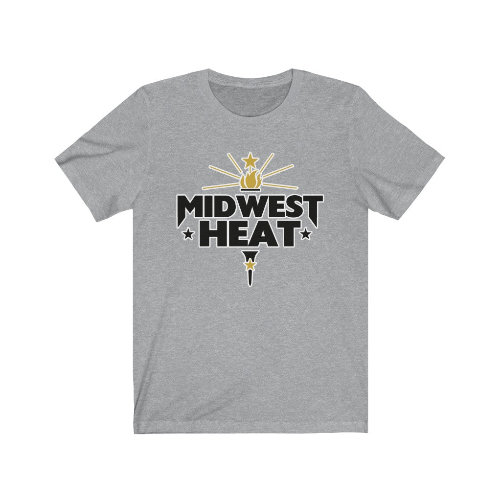 Midwest Heat  - Black Gold Scheme Unisex Tee
