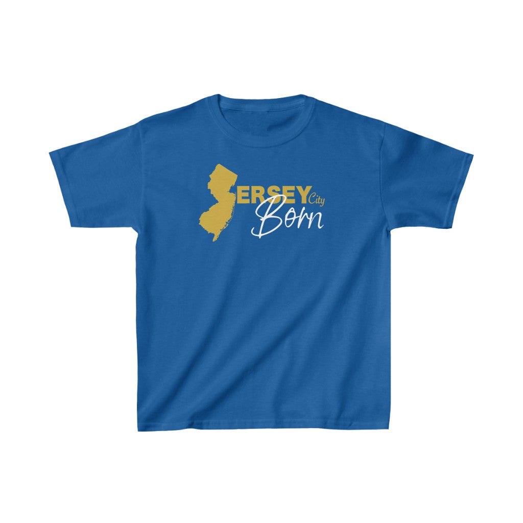 Jersey City Born - Gold Scheme Kids Heavy Tee *