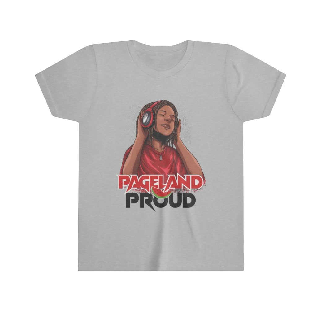 Pageland Proud - Red Locks Tee - Blk.