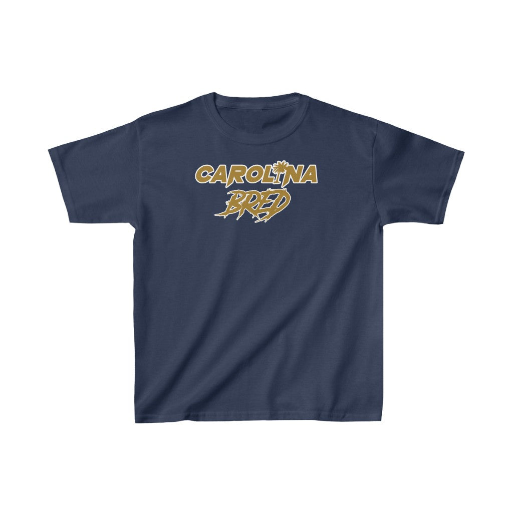 Carolina Bred  Gold Scheme Kids Heavy Tee *