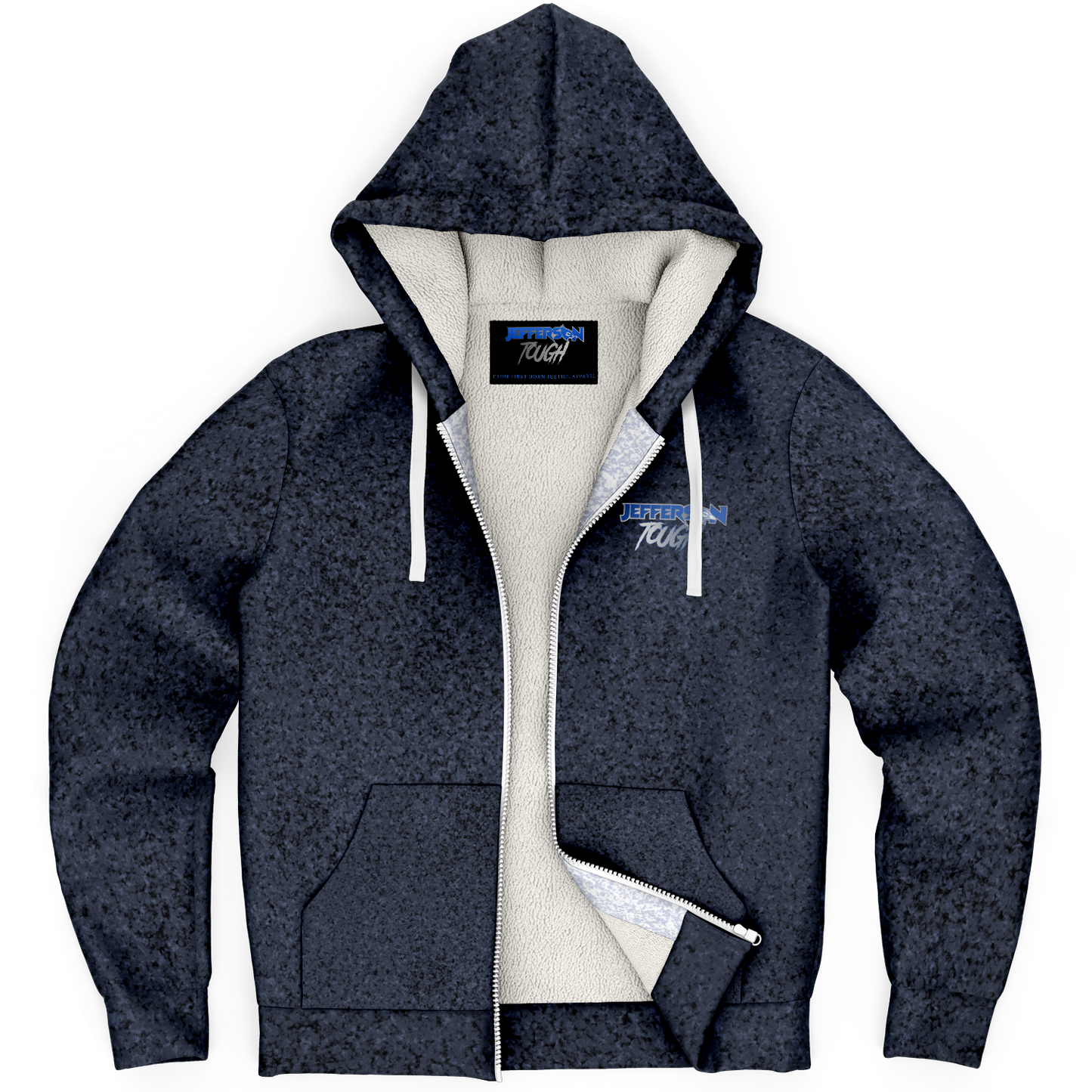 Jefferson Tough - Blue Dust Microfleece Premium Hoodie