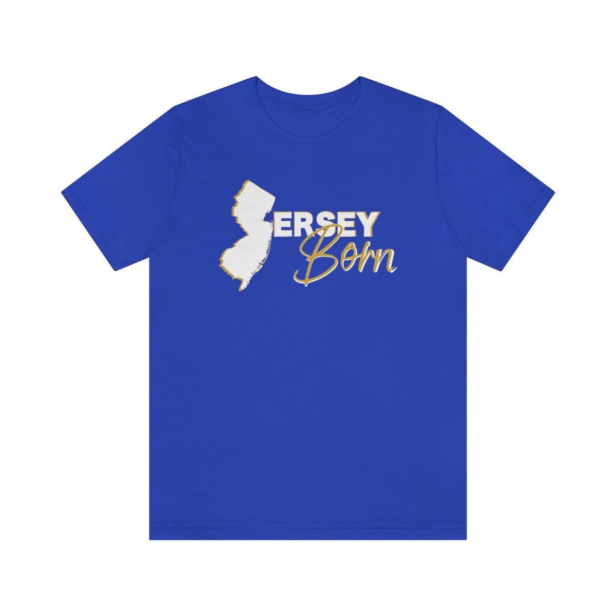 Jersey Born White Gold Scheme Tee - Unisex