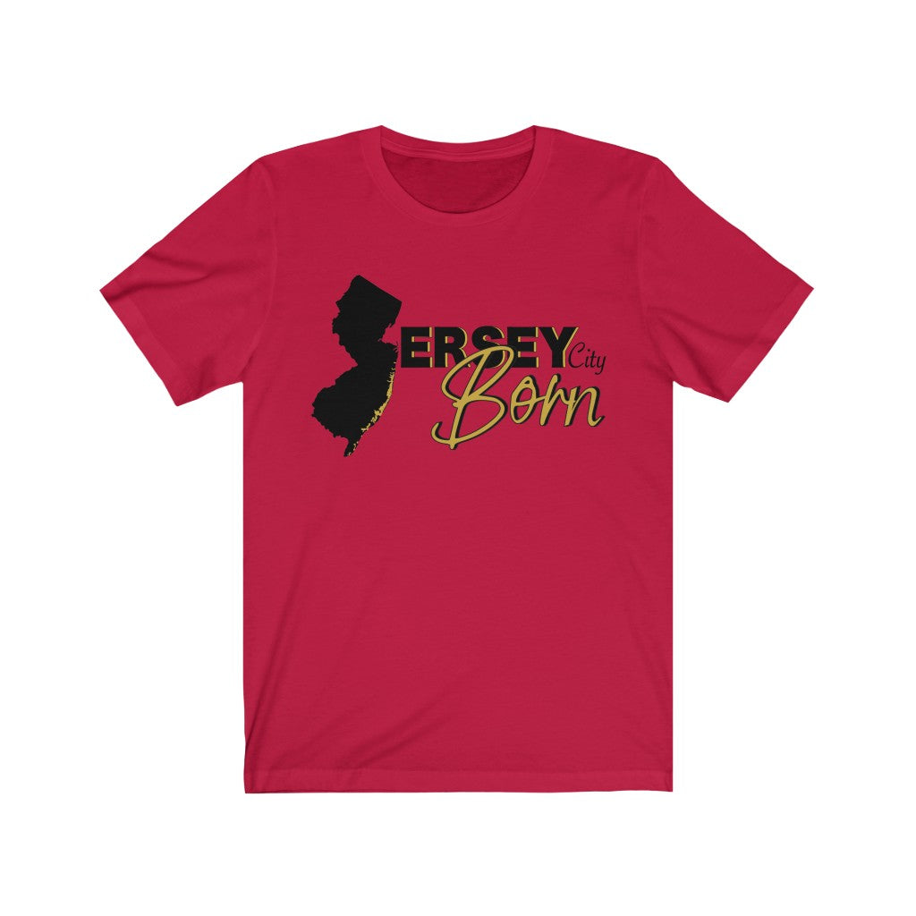 Jersey City Born - Black Gold Scheme Unisex Tee