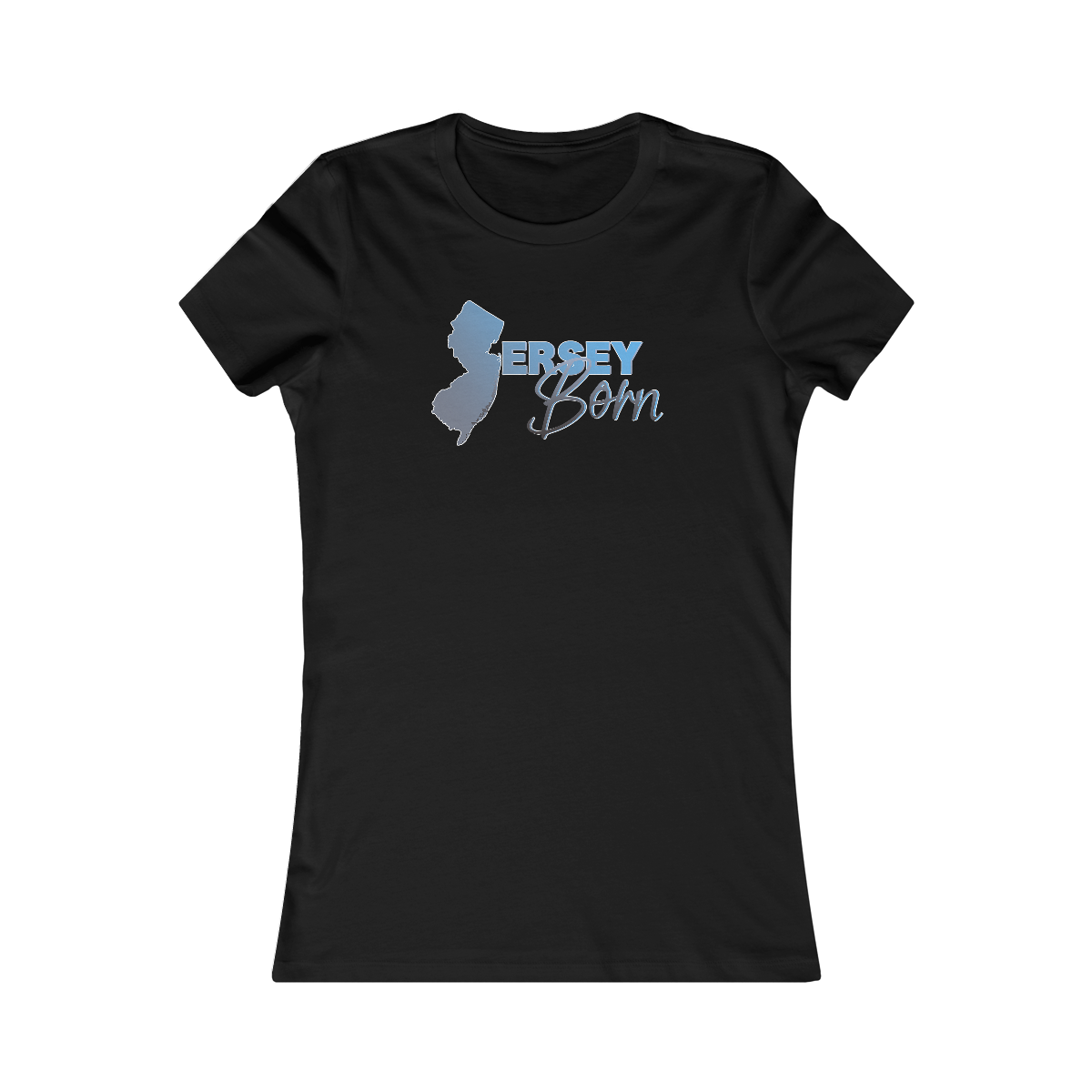 Jersey Born Icey Blue Scheme Lady Tee