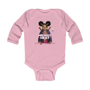 Open image in slideshow, Midwest Heat Princess Promise Infant Long Sleeve Onesie
