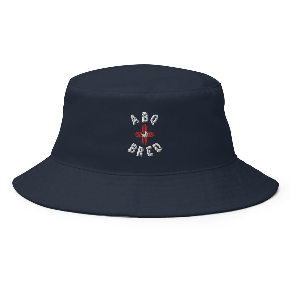 ABQ White - Red Bucket Hat