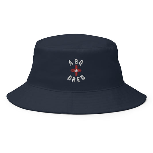 ABQ White - Red Bucket Hat