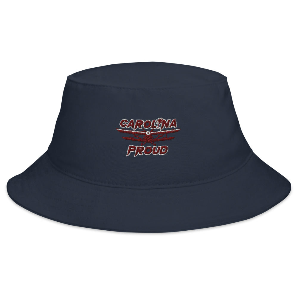 Carolina Proud - Burgundy/White Bucket Hat