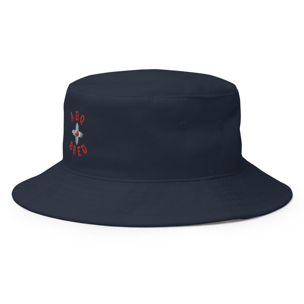 ABQ Bred - White Red Bucket Hat
