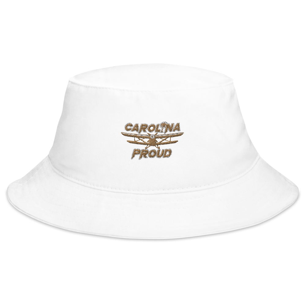 Carolina Proud Gold/White Trim Bucket Hat