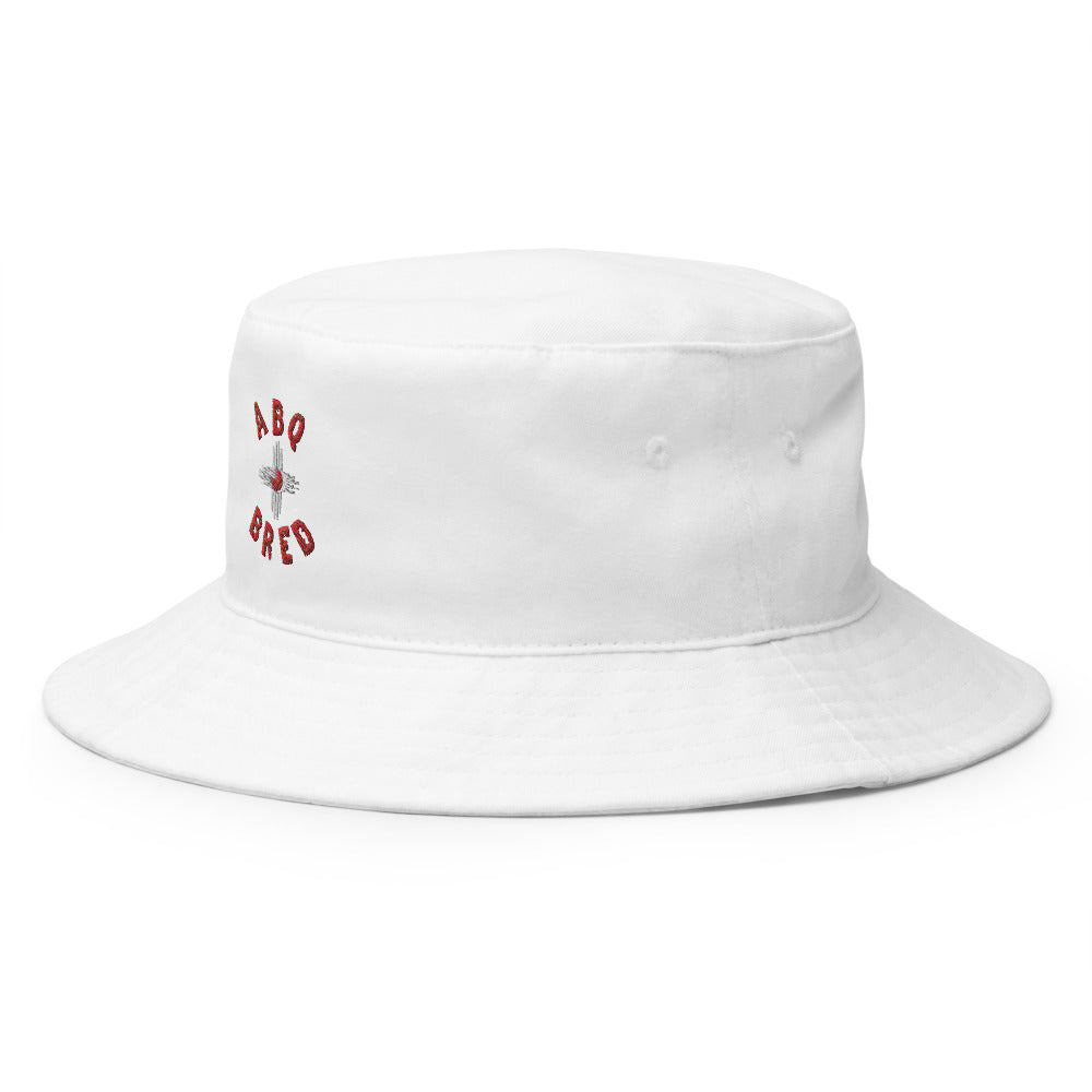 ABQ Bred - White Red Bucket Hat