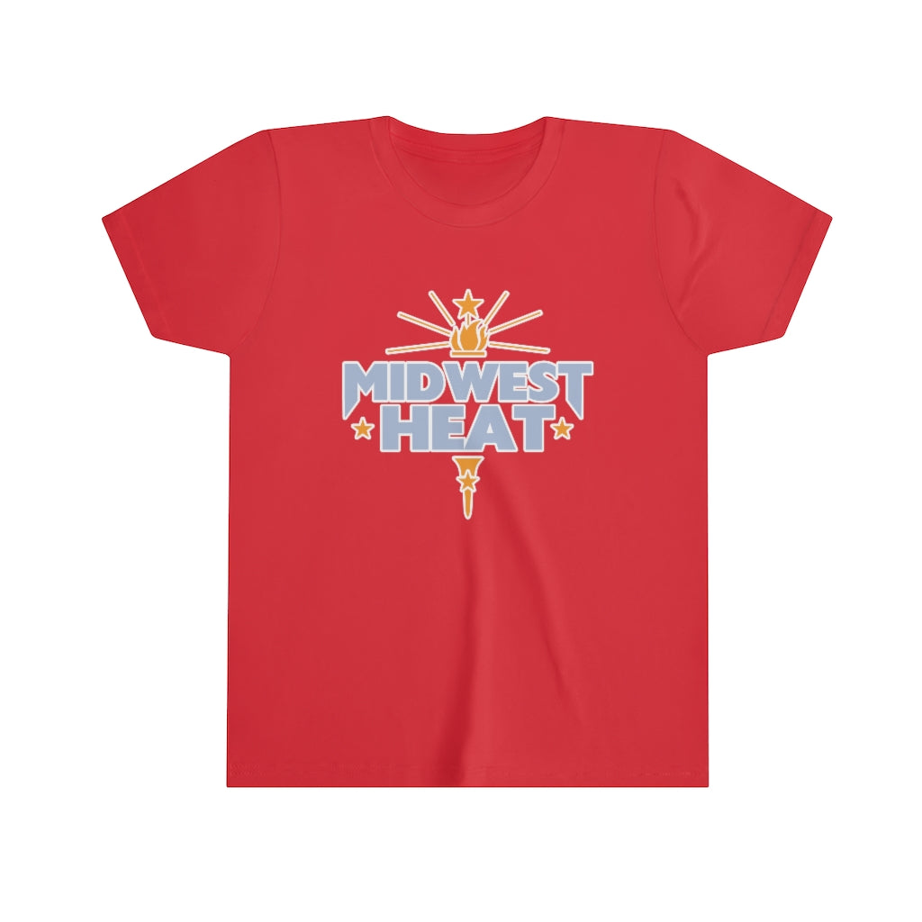 Midwest Heat - Blue Gold Torch Youth Tee
