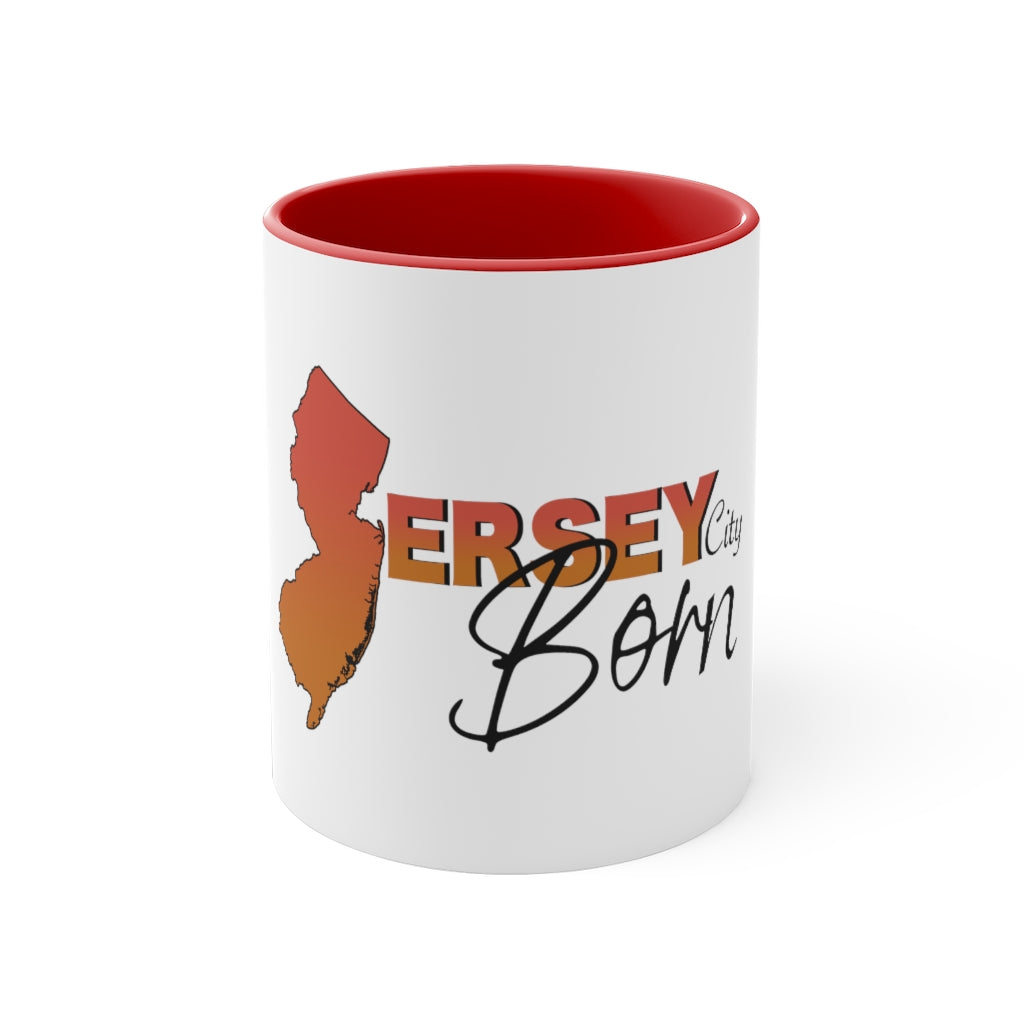Jersey City Born Accent Coffee Mug, 11oz