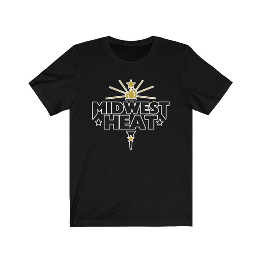 Midwest Heat  - Black Gold Scheme Unisex Tee