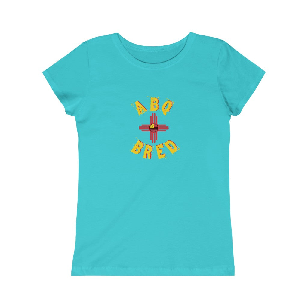 ABQ Bred - Yellow/Red Girls Princess Tee