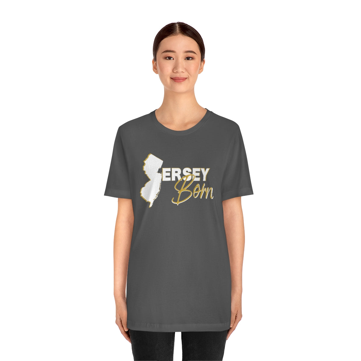 Jersey Born White Gold Scheme Tee - Unisex