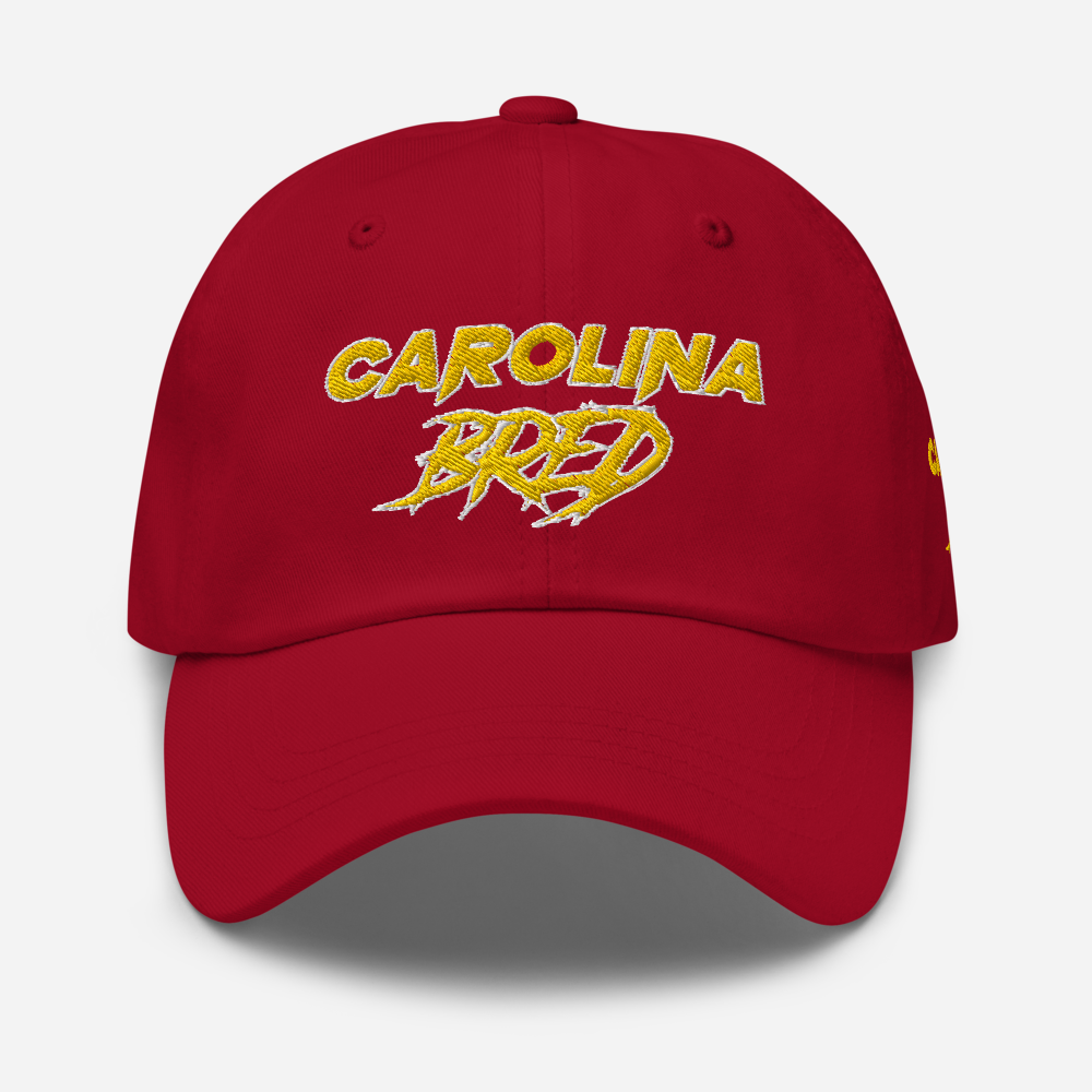 Carolina Bred - Yellow Trim Dad hat