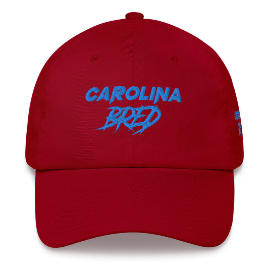 Carolina Bred - Blue Trim Dad hat