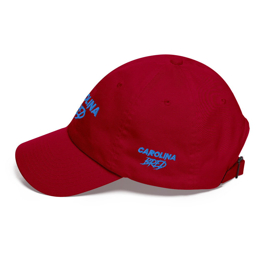 Carolina Bred - Blue Trim Dad hat