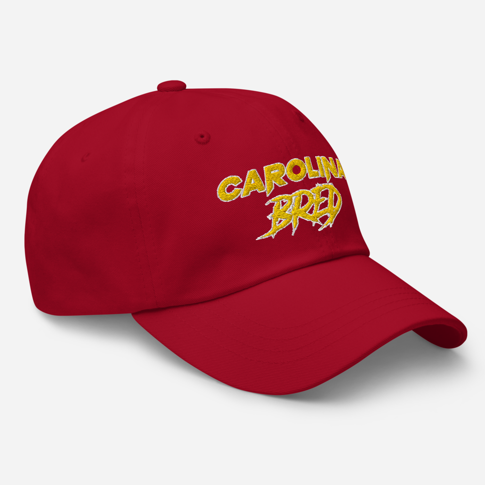 Carolina Bred - Yellow Trim Dad hat