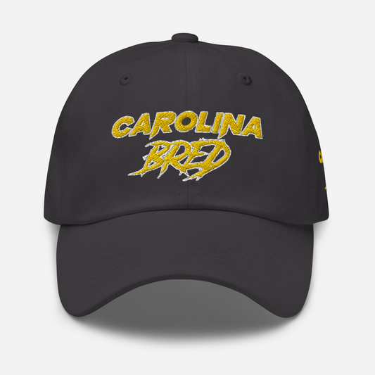 Carolina Bred - Yellow Trim Dad hat