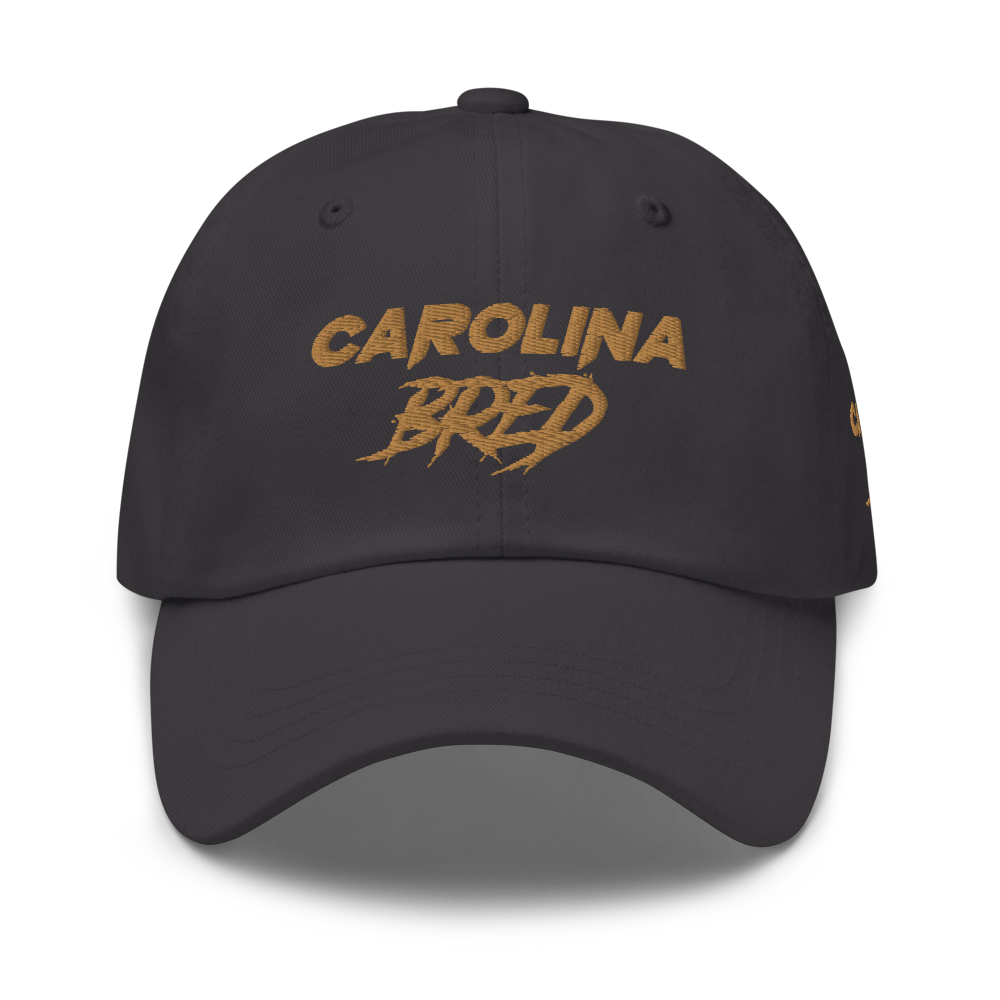 Carolina Bred - Gold Trim Dad hat
