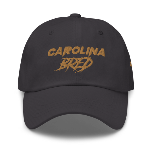 Carolina Bred - Gold Trim Dad hat