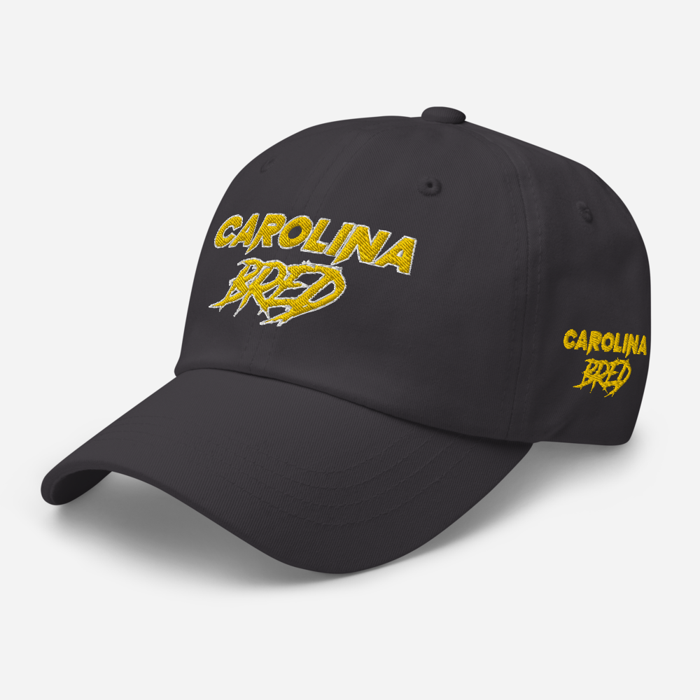 Carolina Bred - Yellow Trim Dad hat