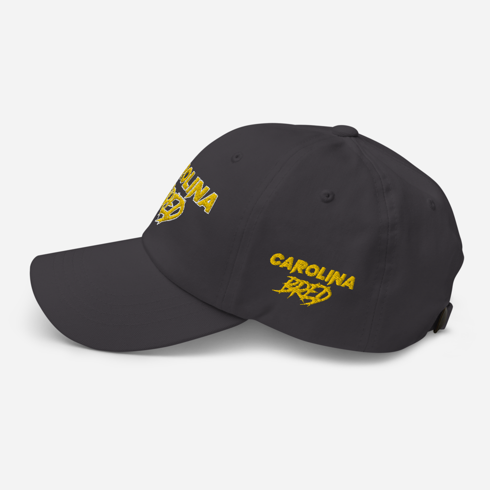 Carolina Bred - Yellow Trim Dad hat