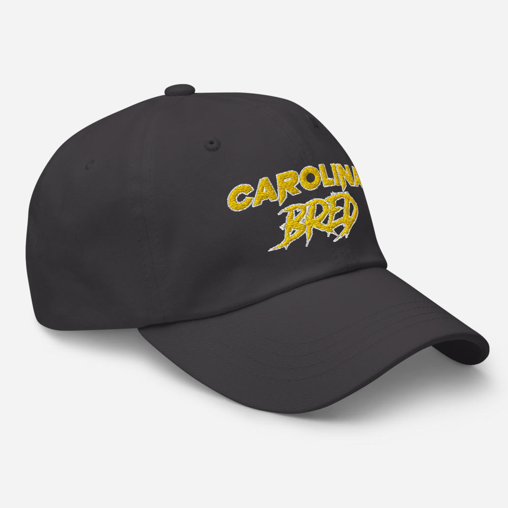 Carolina Bred - Yellow Trim Dad hat