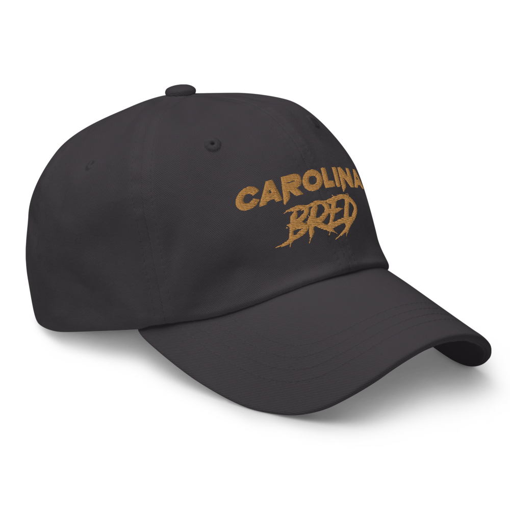 Carolina Bred - Gold Trim Dad hat