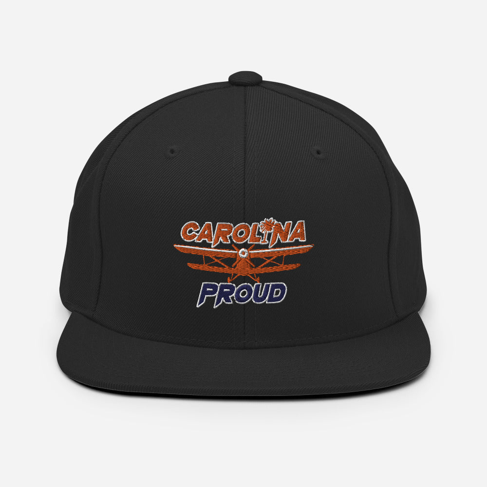 Carolina Proud Orange/Blue Snapback Hat