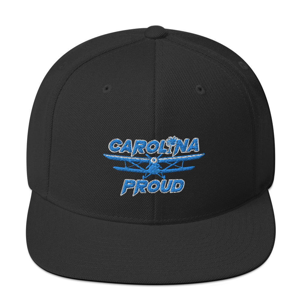 Carolina Proud Blue Stitch Snapback Hat