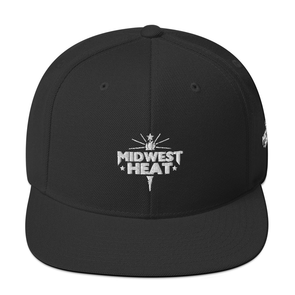 Midwest Heat - White Torch Snapback Hat