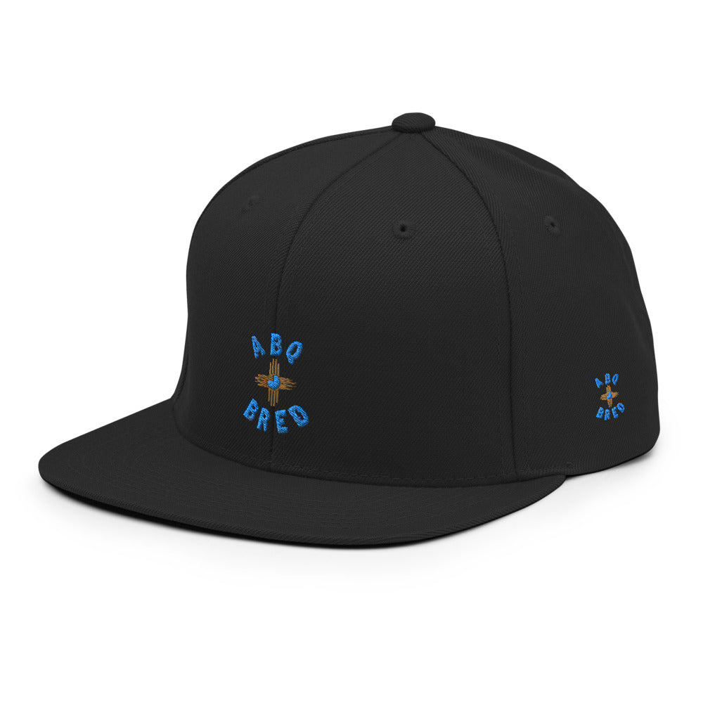 ABQ Bred - Blue Gold Snapback Hat *