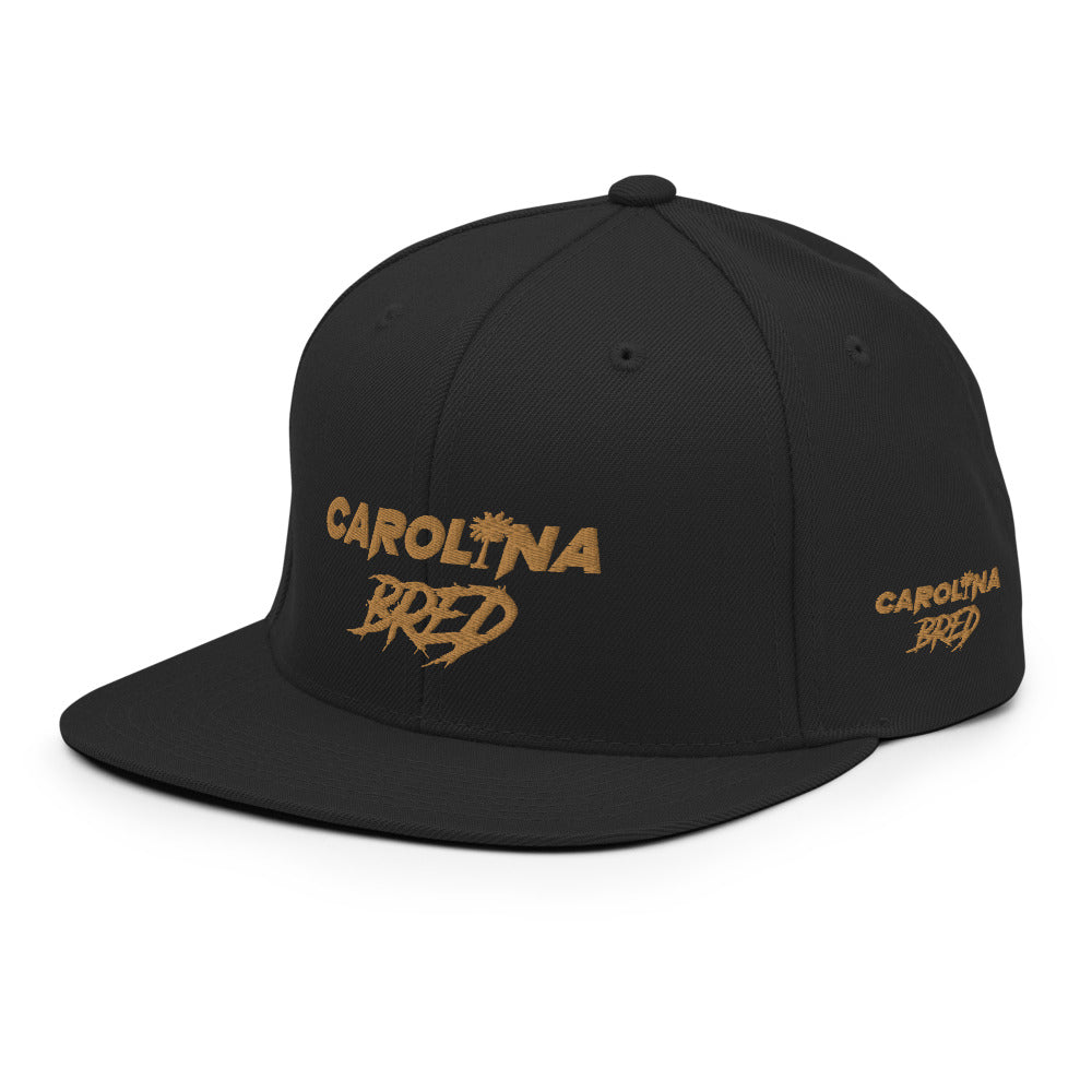 Carolina Bred - Gold Trim Snapback Hat *