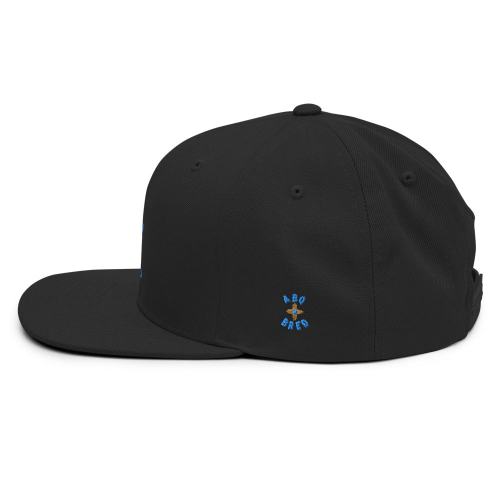 ABQ Bred - Blue Gold Snapback Hat *