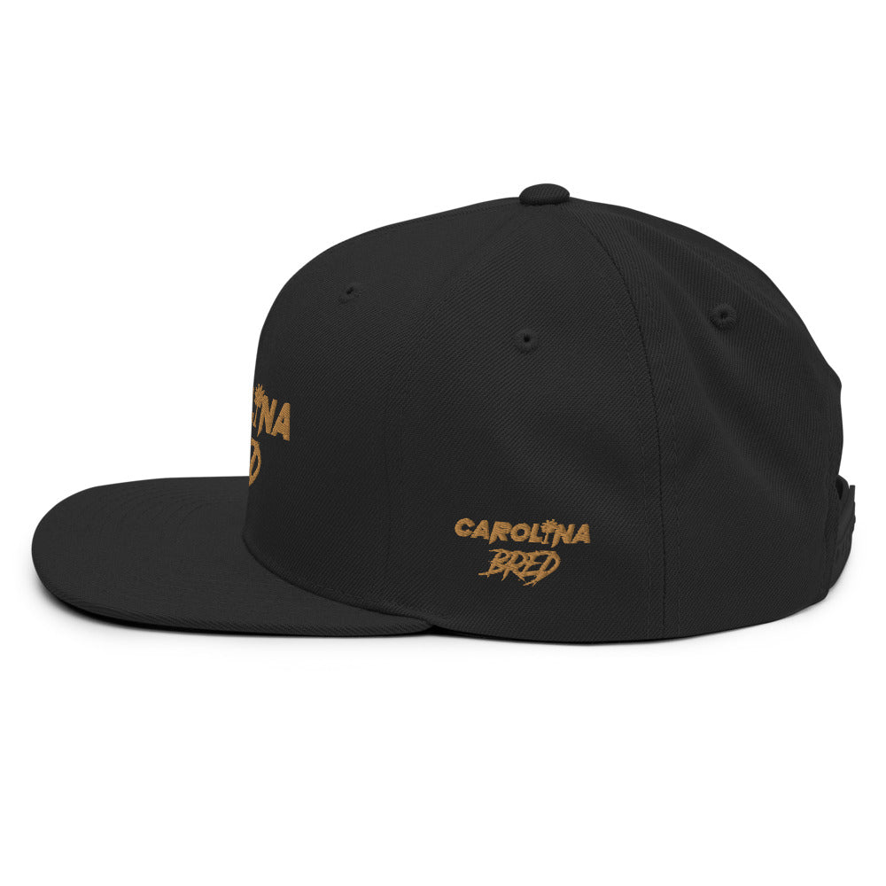 Carolina Bred - Gold Trim Snapback Hat *