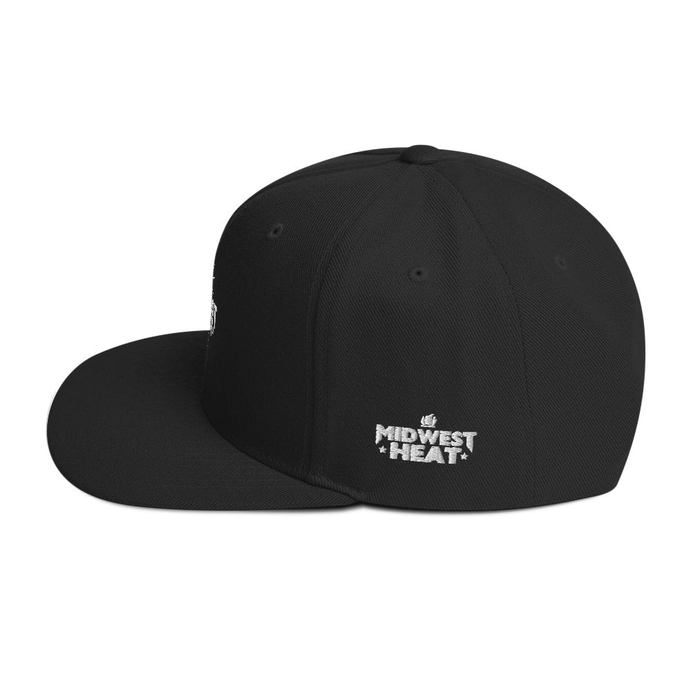 Midwest Heat - White Torch Snapback Hat