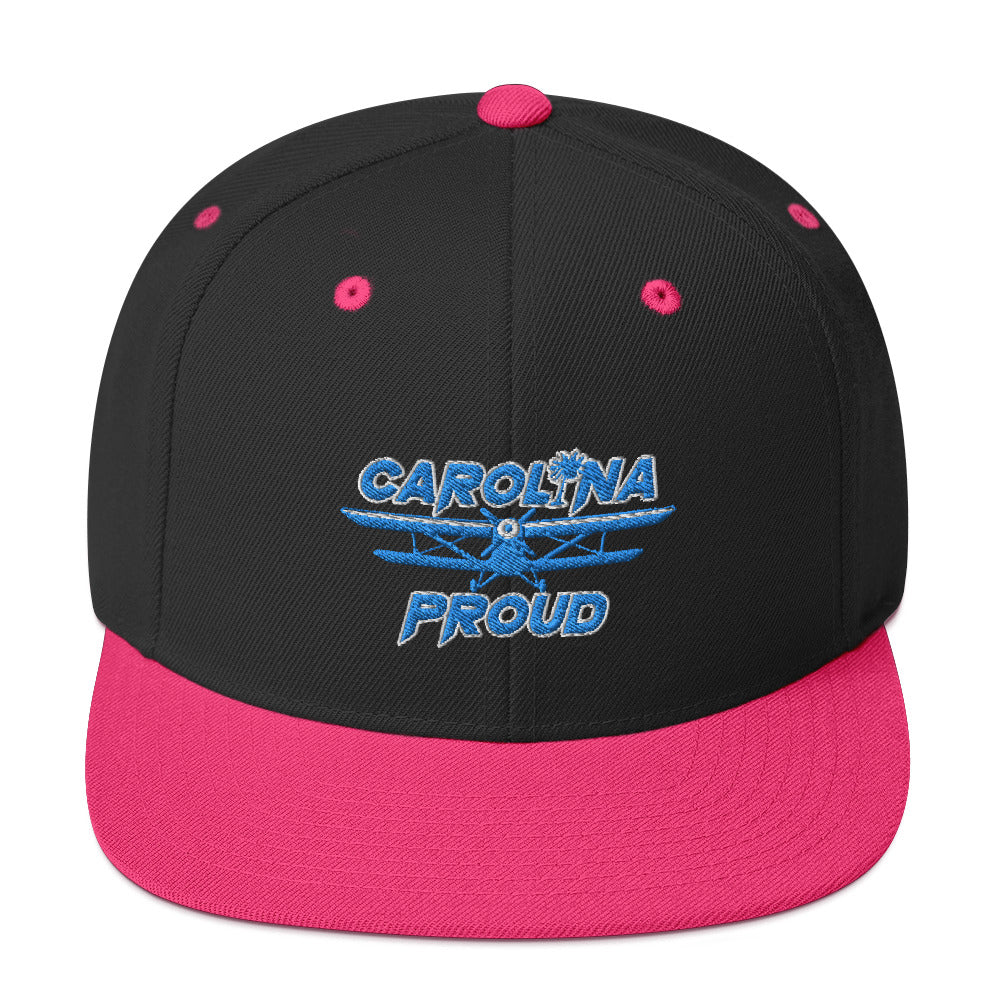 Carolina Proud Blue Stitch Snapback Hat