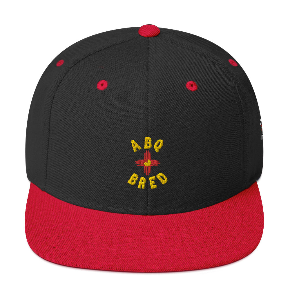 ABQ Bred - Yellow Red Snapback Hat