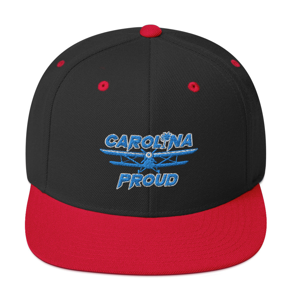 Carolina Proud Blue Stitch Snapback Hat