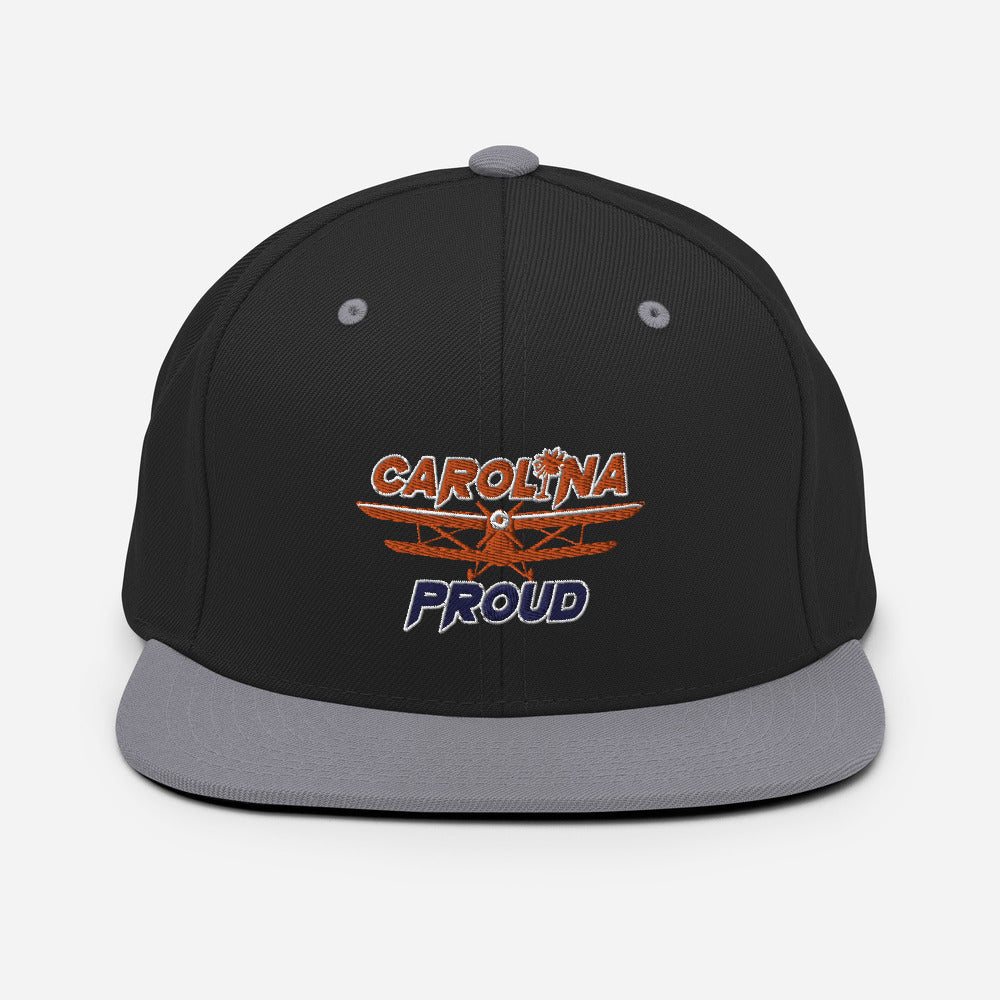 Carolina Proud Orange/Blue Snapback Hat