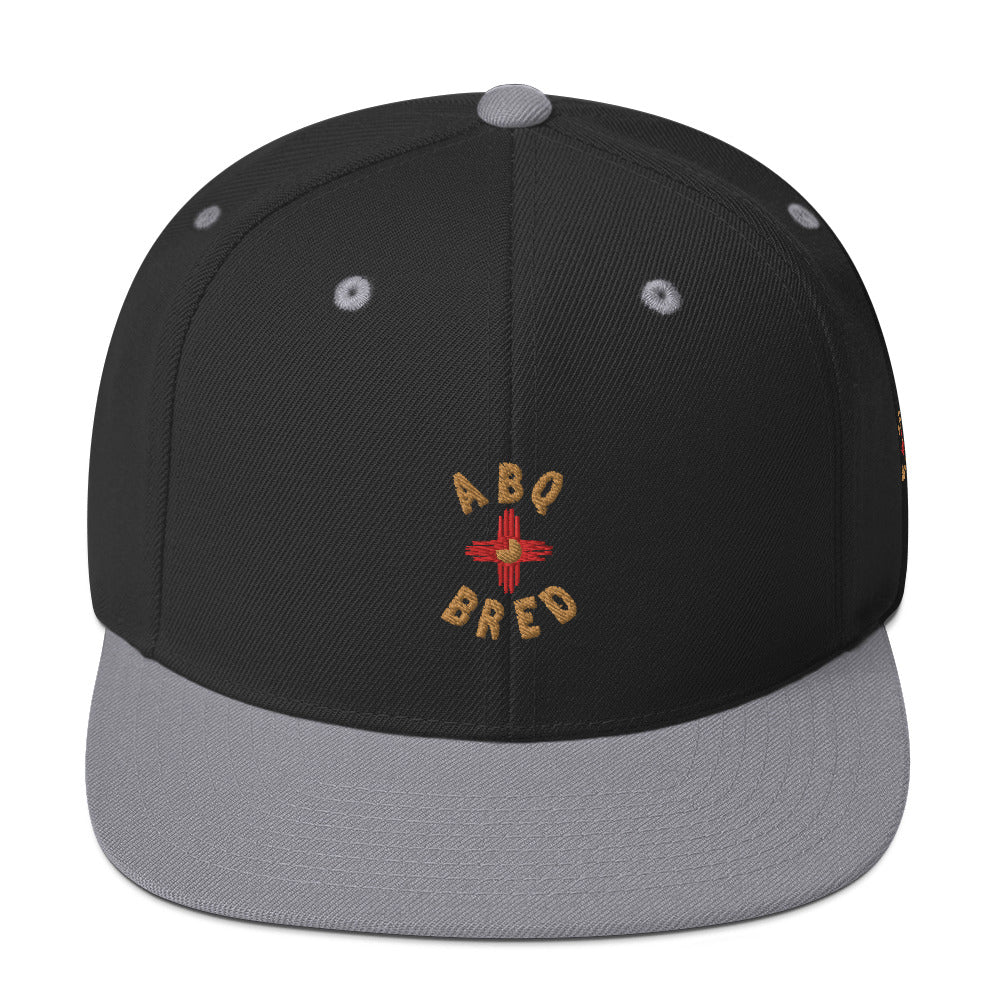 ABQ Bred - Gold Red Snapback Hat