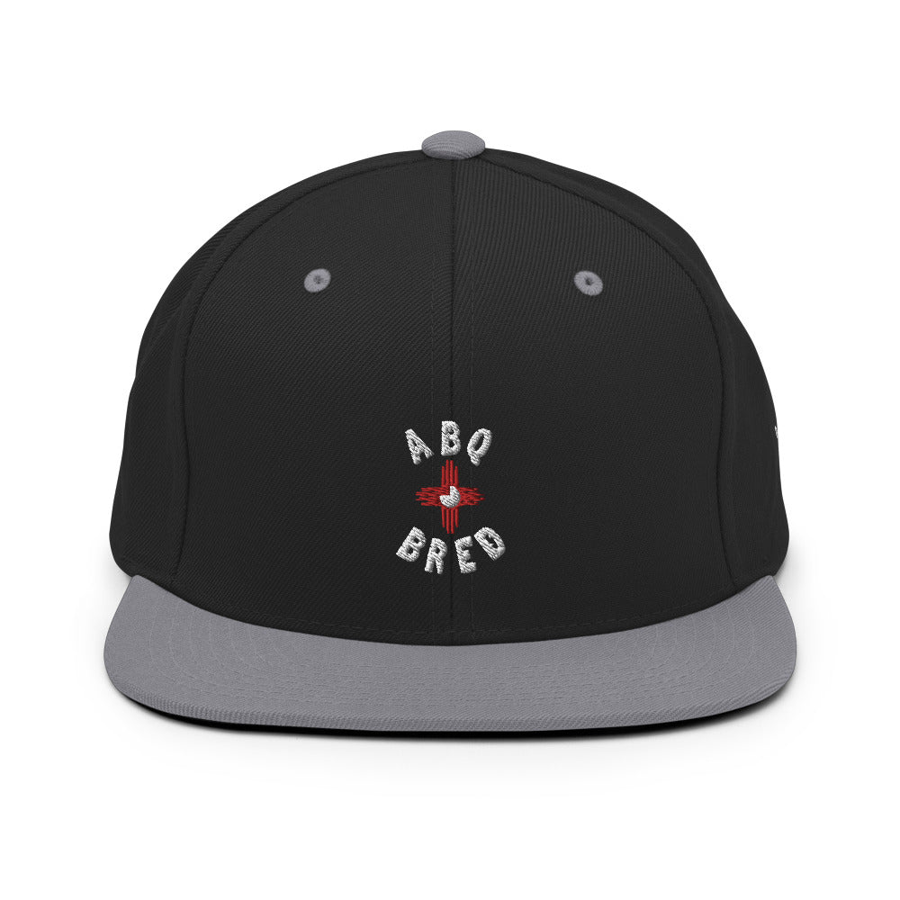 ABQ Bred - White Red Snapback Hat