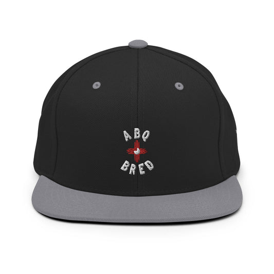 ABQ Bred - White Red Snapback Hat